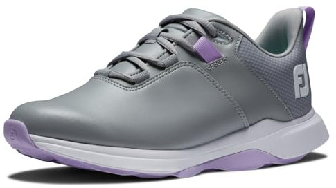 FootJoy Prolite Damen Golfschuh, Grau Flieder, 40 EU Weit
