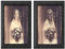 Rattan Blumentopf 3D-Wechselgesicht Scary Portraits Türrahmen Schaukel Halterung (A, One Size)