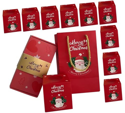 ibasenice 1 Satz Weihnachtsbonbonschachteln Aus Papier Geschenkbox Mit Geldexplosion Weihnachtsüberraschungsbox Spardose Für Bargeld Geldhalter Braut Weihnachten Kleine Süßigkeitenschachtel