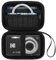 Canboc Carrying Case for Kodak PIXPRO FZ55/ FZ45/ FZ43/ FZ53 16MP Digital Camera, Video Vlogging Camera Bag, Zipper Mesh Pocket fit Cable, Black (Case Only)