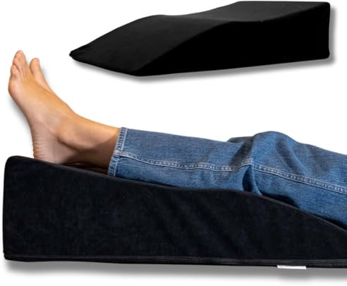 TECNOCUCI Cuscino Alzagambe per circolazione e vene varicose - Made in Italy - Sfoderabile e facilmente lavabile