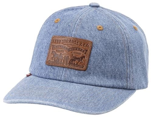 Levi's Men's Relaxed Dad Heritage Cap, Light Blue, UN