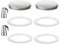 DITOSH 2 Pezzi di Filtro con 4 Pezzi di Guarnizione in Silicone per Caffettiera Espresso da 4 Tazze da Cucina Parti di Ricambio per Caffettiera Big Tummy e Moka Dritta in Acciaio Inox