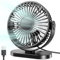 Ventilatore da Tavolo, 3 Velocità Ventilatore da Scrivania USB A con Gancio, 2.5W 360°Girevole Ventilatore Silenzioso, Mini Ventilatore Portatile per Ufficio, Cucina, Casa, Comodino, PC, Scrivania