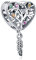 HAEPIAR S925 Sterling Silver Charm per Bracciale Collana Charm Dangle Albero della vita in zircone colorato Regali per donne