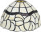8-Ih Ersatz-Lampenschirm im Tiffany-Stil, pastoraler Blumen-Buntglas-Lampenschirm, nur für Tischlampen, Hängelampen, Wandleuchten, großes Loch