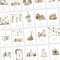 the lazy panda card company 64 Weihnachtspostkarten Set Weihnachtskarten Weihnachten Karten mit 32 unterschiedlichen Motiven