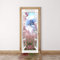 3d Türtapete Selbstklebend Fenster Blumen Meer Türposter Fototapete, Schlafzimmer Wohnzimmertür Aufzug Tür Aufkleber B77 x H200cm