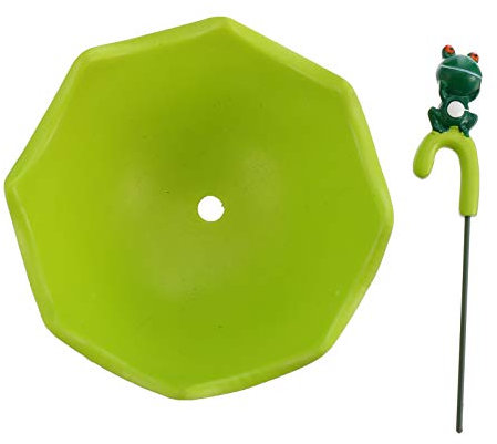 CLISPEED Umbrella Flower Pot Succulents Container Resin Plant Pot Drainage for Fairy Garden Office Home