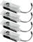 4 Pcs Car Door Projector Lights LED Welcome Light, Door LED Light with Logo Projection for Car, Compatible with 3/5/6/7/X1/X2/X3/X4/X5/X6/X7/Z/M/GT Series