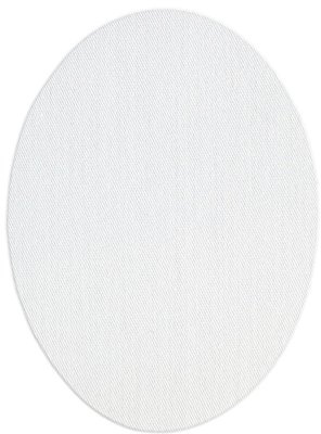 Patchs Blanc thermocollants textiles de renfort. Réparation vêtements genoux et coudes. Format 10,5 × 8 cm. Application facile et durable. Lot de 2