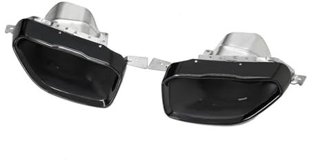 Endrohr Schalldämpfer Für B&MW 3er G20 G21 320i 325i 330i 340i 2019 2020 Autoschalldämpfer Auspuffblenden MP StyleTail Pipe 1 Paar(Schwarz)