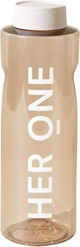 HER ONE Trinkflasche | 800 ml Tritan™ Trinkflasche spülmaschinenfest | Shaker für Pulver & Wasser | Umweltfreundliche Wasserflasche | BPA-/BPS-freie Getränkeflasche | Drinking Bottle | Made in Austria