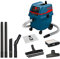 Bosch Professional Aspiratore a Umido/A Secco Gas 25 L Sfc (Incl. Bocc. Solidi, Bocc. a Lancia, Tubo Fless. 3 M,Set Bocc. Pavimenti, Sacc. di Carta,1 Filtro Poliestere,Impugn. Regol.Aria,2 Tubi Asp.)