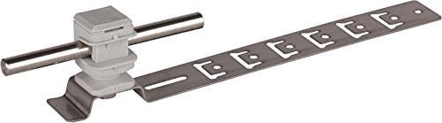 Dehn+Söhne Dachleitungshalter 204 149 UNIsnap NIRO/K-grau Dachleitungshalter für Blitzschutz 4013364042285 (3 Stück Dachleitungshalter)