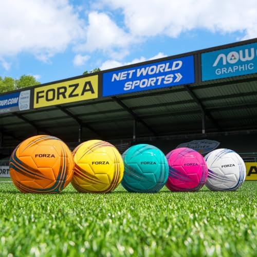 FORZA Footballs - Match, Training, Astro, Garden And Futsal Balls - Expertly Manufactured Footballs [Net World Sports] (FORZA Training Ball [2018], Size 4 (Junior))