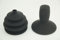 AUXPhome Gaiter Neck - Mobility Knob Gaiter - for Power Scooter Electric Wheelchair Joysticks Joystick Boot, Fits GC, VSI, VR2, and Remote Plus (1 Set) - Black Rubber - 1 Set