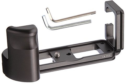Quick Release L Plate Bracket Holder Hand Grip for Fuji Fujifilm X-E3 XE3 Camera, Benro Arca Swiss Tripod Head