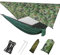 3in1 Camping Hängematte mit Zipper Moskitonetz und Zeltplane,300kg Last Kapazität Hängematten Atmungsaktiv Moskitonetz Schnell Trocknend Plane für Camping Wandern Reise Hof (Armeegrüne Plane)