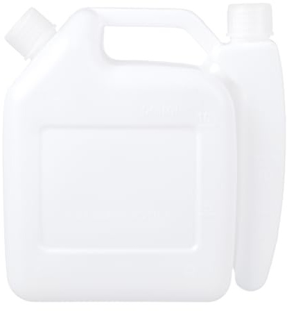 Yardwe Bouteille de mélange de Carburant à 2 Temps 1,5 l pour tronçonneuse à Huile (Blanc)