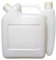 Yardwe Bouteille de mélange de Carburant à 2 Temps 1,5 l pour tronçonneuse à Huile (Blanc)