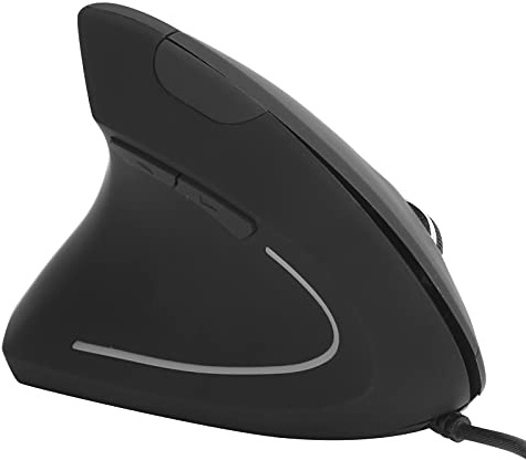 Souris Filaire Main Gauche, Souris Verticale Main Gauche, Souris Verticale Ergonomique 800/1200/1600 DPI USB Optique Souris, Facile à Utiliser.((Câblé Main Gauche))