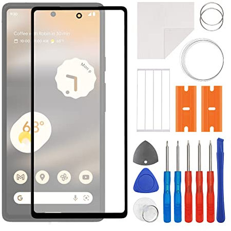swark Display Glas Frontglas Reparatur Set kompatibel mit Google Pixel 6a (No LCD Screen) inkl. Werkzeugsatz