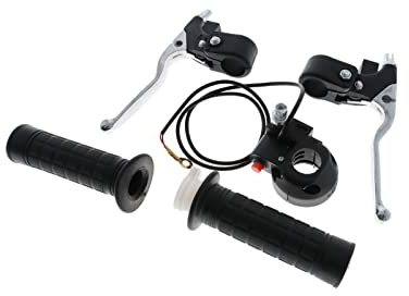 Drehgriff Satz Gasgriff für Dirt Bike Quad ATV Pocket Bike Bremshebel Kupplungshebel Griffgummis Gaszug Killswitch