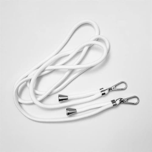 TIVAS Longe de Cordon de bandoulière à Double Crochet pour téléphone Portable Sangle réglable Universelle audacieuse 6mm de Long Pince à Lacet Cou accrocher la Corde d'attache