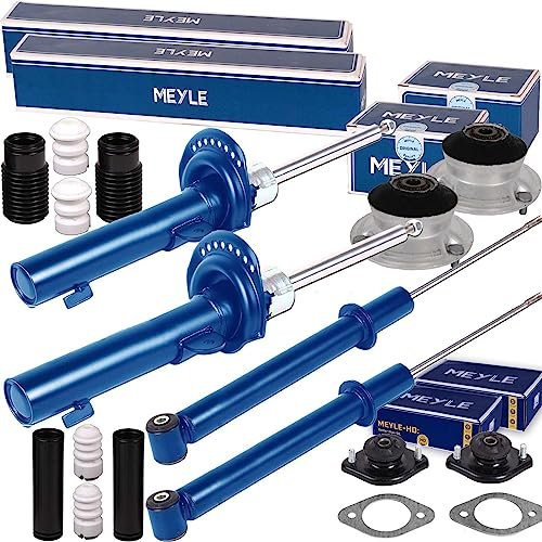 4x MEYLE Gas-Stoßdämpfer HD-Domlager PRO.- VA + HA passend für 3er E46 M