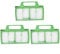 for 3 PACK Vacuum Filter,Micro Filters for SEBO Series for AIRBELT K All Models 6629ER,for Airbelt K1 And K3 Vacuum Cleaner Replacement Accessories Spare Parts Kit