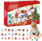 Adventskalender 2023 Squeeze Spielzeug 24 Tage Weihnachten Countdown Kalender Schneemann Sensorisches Spielzeug Set für Jungen Mädchen Weihnachtsgeschenke Style1 Weihnachten Accessoires