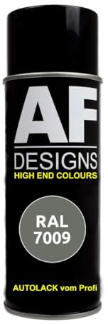 Spray de peinture mat RAL7009 - Gris vert - Pour bricolage de voiture
