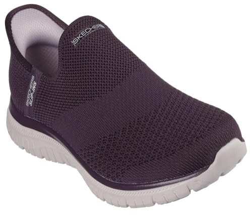 Skechers Hands Free Slip-ins Virtue-Sleek, Zapatillas Mujer, Burgundy, 38.5 EU