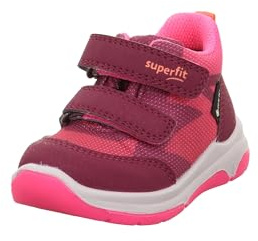 Superfit Mädchen Cooper leicht gefütterte Gore-Tex Sneaker, ROT/PINK 5000