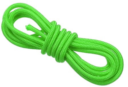 PATIKIL Bogenschießen D Loop Schleife Seil 1 Meter, D Ringschnalle Schnur Release Bogensehnenbefestigung Schnallenring Kompound Bogen Zubehör für Bogensehne Bogenschießen, Leuchtend grün