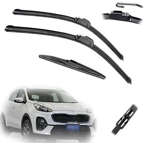 Scheibenwischerteile 261611 Vorne Hinten Fenster Scheibenwischer Klingen Pinsel Cutter Zubehör Für Kia Für Sportage QL 2016 2017 2018 2019