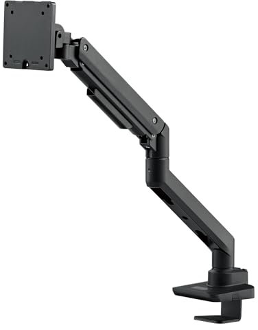 Silverstone ARM14B - Braccio monitor singolo con design a molla a gas ad alte prestazioni e adattabilità versatile, SST-ARM14B