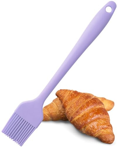 Taylors Eye Witness Lavender Silicone Pastry Coating Brush - Dishwasher Safe. Basting, Glazing & Greasing. Non-Stick Bristles for Even Liquid Spread. Odour, Heat & Stain Resistant. 5 Year Guarantee