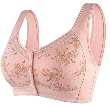 Damen Unterwäsche BH - Damen BH Ohne Bügel In ÜBergröße Comfort Push Up Gepolstert BH Damen Spitze BH Invisible Support Bra Push-Up Bequem BH Comfy BHS Damen