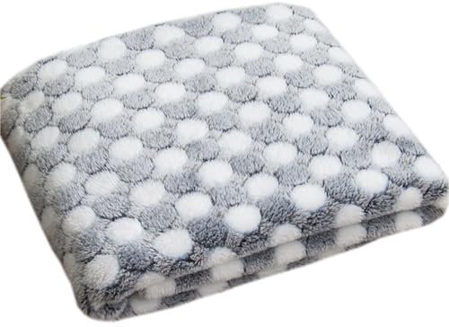 XXIUDEE Beruhigende Hundedecken, vielseitig verwendbar, Haustier-Überwurfdecken für Hunde und Katzen, schlafende Welpen, Katzendecken, Möbelschutz für Couch, Bett, Auto, Schwarz, 100 x 80 cm, 4 Stück