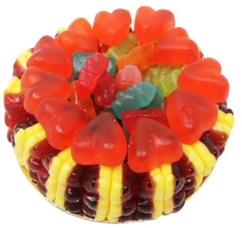 Fruchtgummi Torte Rote Grütze Bärchen Mini süße Geschenkidee 300g