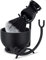 Grandslam 3 en 1 Set de Rasage, Kit de Rasage Barbier Comprenant un Blaireau de Rasage, un Bol de Rasage en Acier Inoxydable et Support Rasoir, Meilleur Cadeau pour père, mari (Noir)