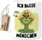 Tassenliebling® Lustige Grinch Tasse Weihnachten personalisiert mit Motiv - Weihnachtstasse Wichtelgeschenke lustig für Männer