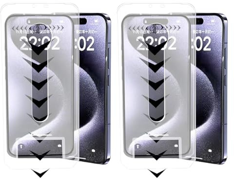 Hehuo Evo Tech For Iphone Invisible Artifact Screen Protector, Evotech Invisible Artifact Screen Protector, Silk Screen Dust-Free Room Tempered Film For Iphone Series (2Pcs 4K-HD,13)