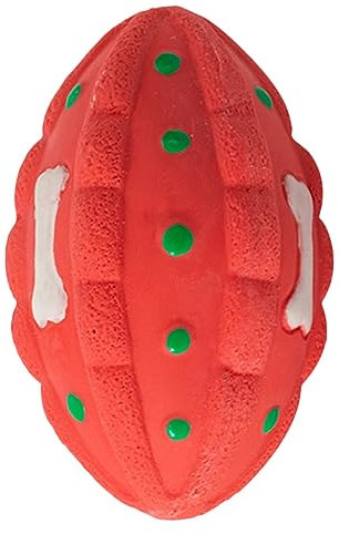 TOYANDONA Latex -hundespielzeug Zahnen Haustier Hunde Interaktives Tierisches Kauspielzeug Groß Dackel Klein Backenzahn Welpenbissspielzeug Kauen Beissen Trp Rot