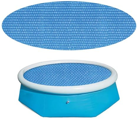 Telone solare di alta qualità, rotondo/rettangolare, per piscina, protezione solare, 120 µm, copertura solare, riscaldamento 'acqua, telo isolante pieghevole per piscina