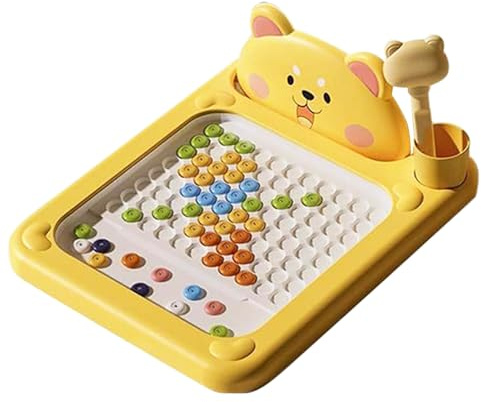 Tablette À Dessin Magnétique, Ardoise Magique Jouet, Multicolore Planche Colorée Avec Stylo Et Des Perles Colorées, Jouet Éducatif Préscolaire, Tableau Magique Pour Garçons De 2-5 Ans, Filles