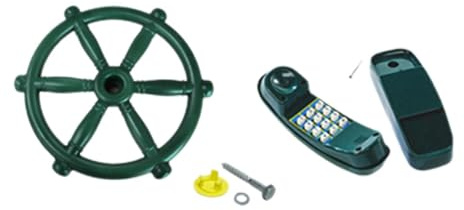 QUILSTM Spielzeug für Kinder, Outdoor Ausrüstung, lustiges Telefon Lenkrad, fördert die Für Fantasie beim Spielen, Abenteuer, Baumhaus Spielzeug, interessante, Keine Griffe
