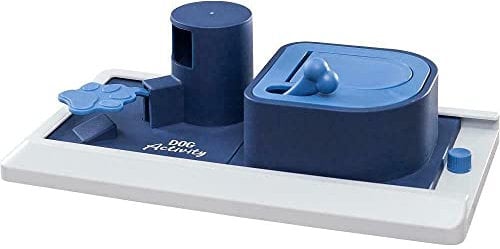 TRIXIE Hundespielzeug Intelligenz Dog Activity Strategiespiel „Poker Box Vario 1“ – Anspruchsvolles Intelligenzspielzeug für Hunde zur Beschäftigung, 32 x 17cm – 32031
